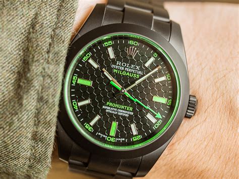 rolex milgauss pro hunter